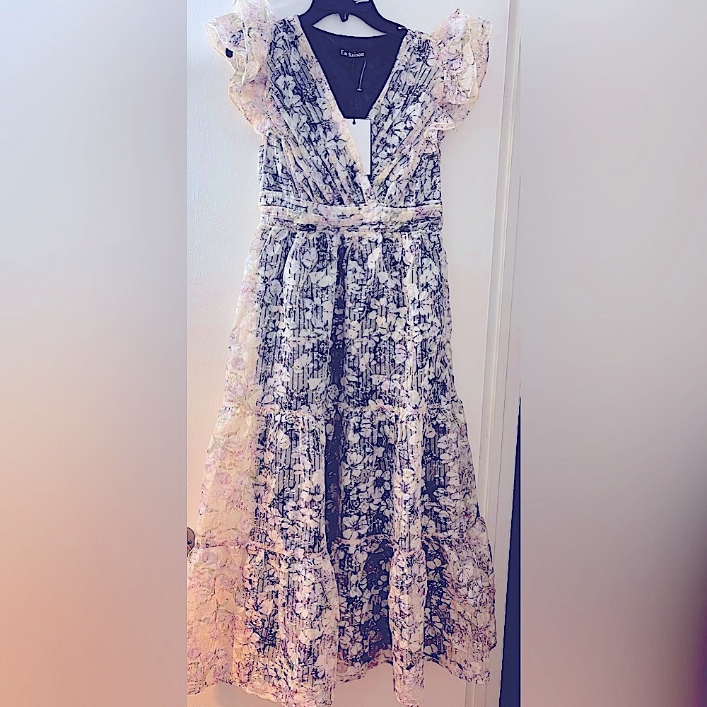 En Saison evening dress lined